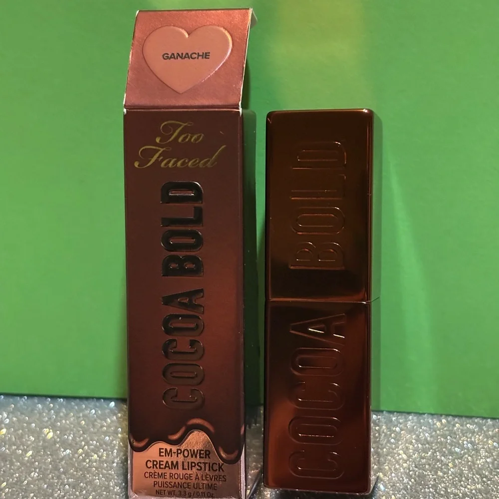 BNIB! Too Faced Cocoa Bold Empower Cream Lipstick in GANACHE 💄🍫